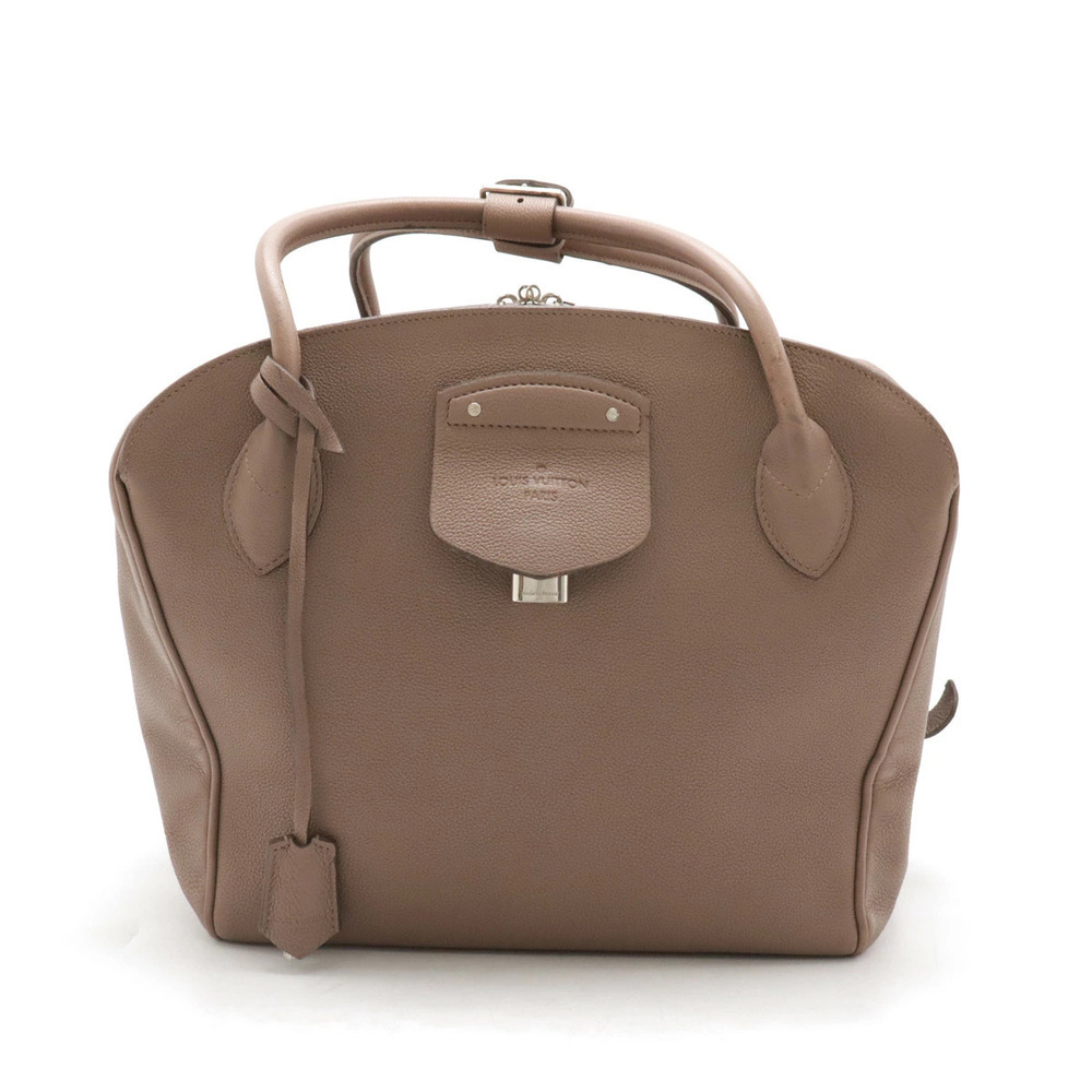 LOUIS VUITTON Automaro Kinerie Miraris Handbag Leather Dusty Pink